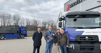 Paulaner Brauerei setzt auf elektrische Bierauslieferung mit Renault (Foto: Renault Trucks)